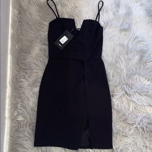 Fashion Nova spaghetti strap black dress